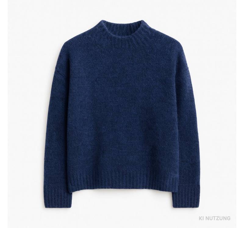 Mos Mosh Strickjacke Thora MOS MOSH Strickpullover blau von Mos Mosh