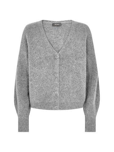 Mos Mosh Strickjacke Thora mit Alpakawolle M Grau von Mos Mosh
