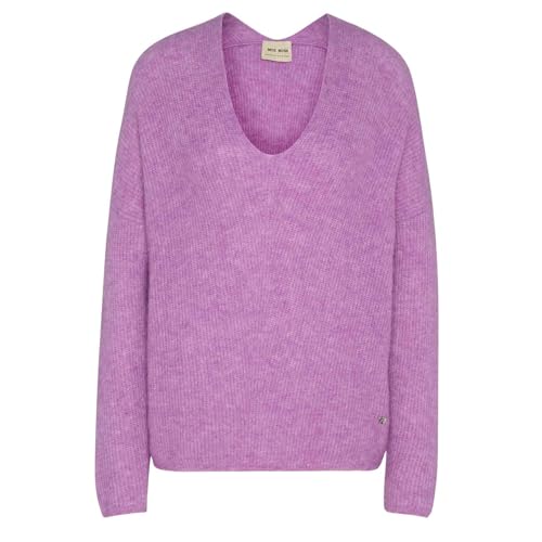 Mos Mosh Strickpullover Thora mit Alpaka M violett von Mos Mosh