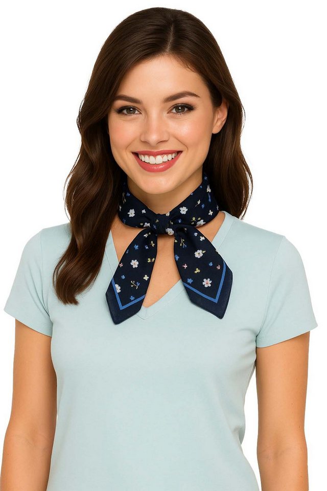 Moschen-Bayern Nickituch Halstuch Damen klein Nickituch Sommer Baumwolle Blau Grün Rot von Moschen-Bayern