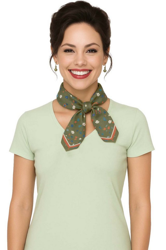 Moschen-Bayern Nickituch Halstuch Damen klein Nickituch Sommer Baumwolle Blau Grün Rot von Moschen-Bayern