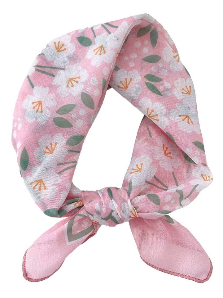 Moschen-Bayern Nickituch Halstuch Damen klein Nickituch Sommer Baumwolle Rosa von Moschen-Bayern