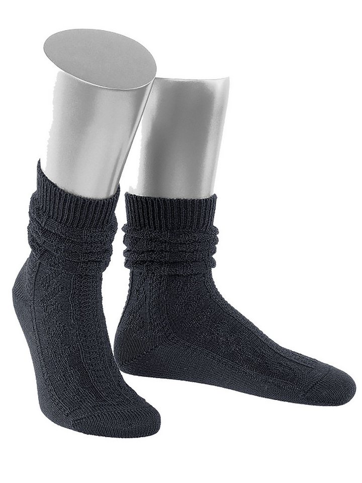 Moschen-Bayern Trachtensocken Trachtensocken Trachtenstrumpf Herren Trachtenstümpfe Wollsocken Zopfmuster von Moschen-Bayern