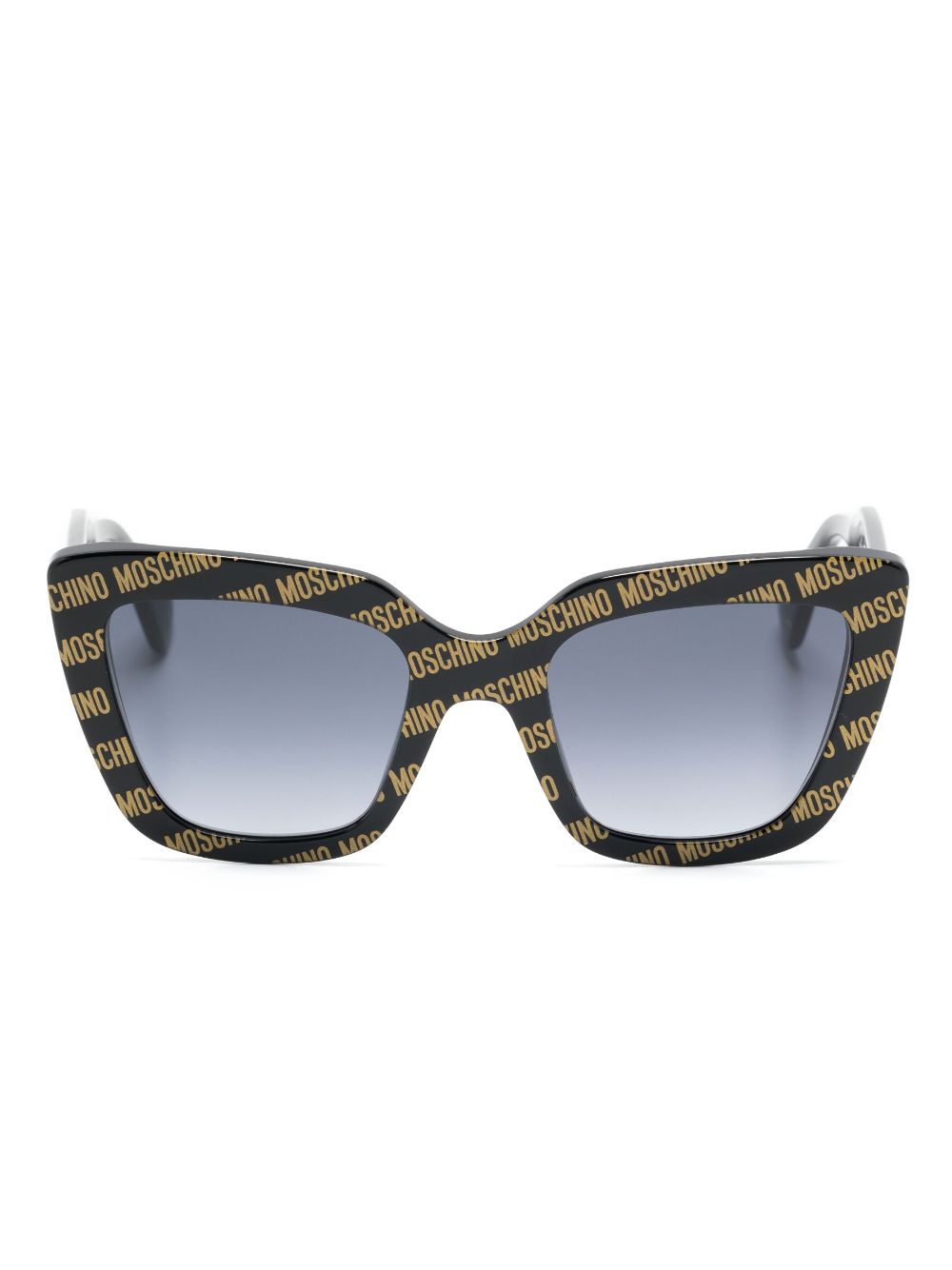 Moschino Eyewear Cat-Eye-Sonnenbrille mit Logo-Print - Schwarz von Moschino Eyewear