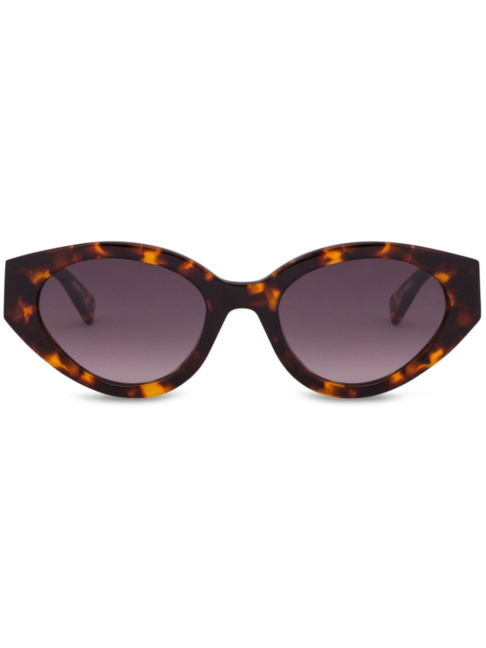 Moschino Eyewear Cat-Eye-Sonnenbrille mit Logo - Braun von Moschino Eyewear