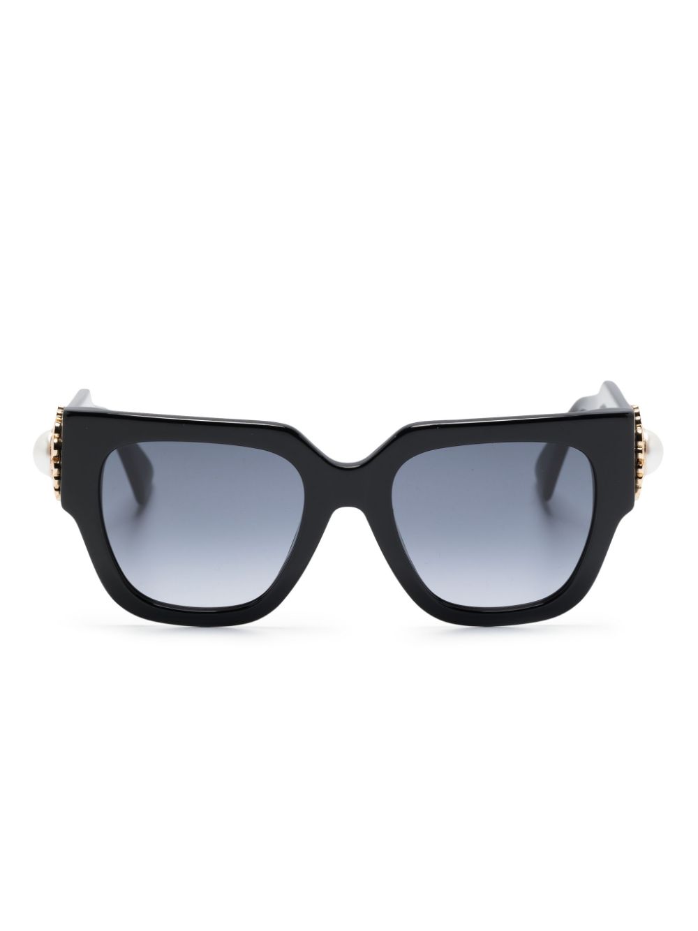 Moschino Eyewear Sonnenbrille mit eckigem Gestell - Schwarz von Moschino Eyewear