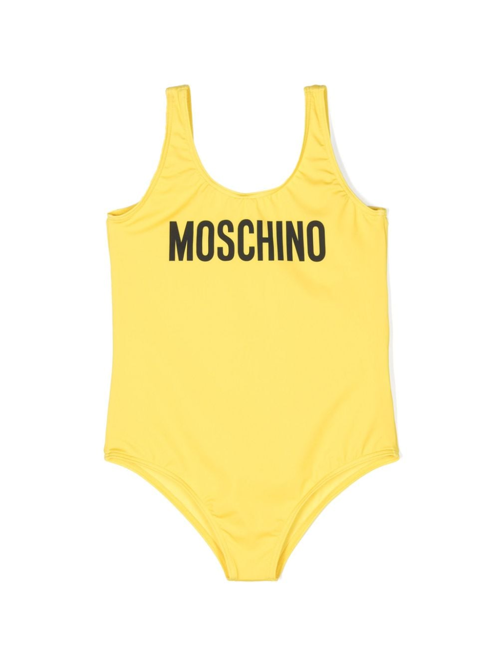 Moschino Kids Badeanzug mit Logo-Print - Gelb von Moschino Kids