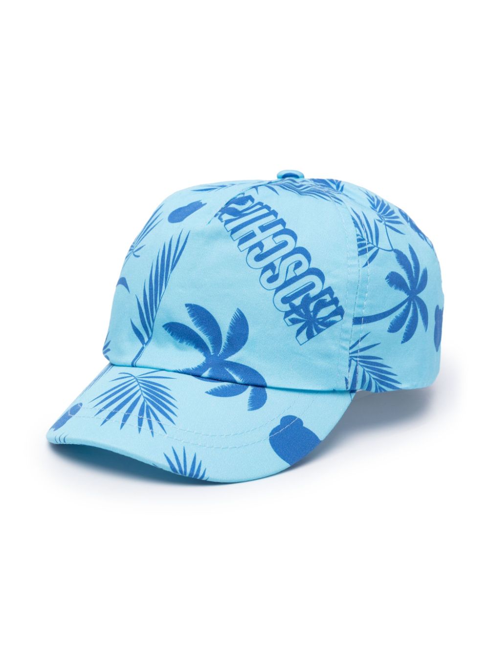 Moschino Kids Baseballkappe mit Logo-Print - Blau von Moschino Kids