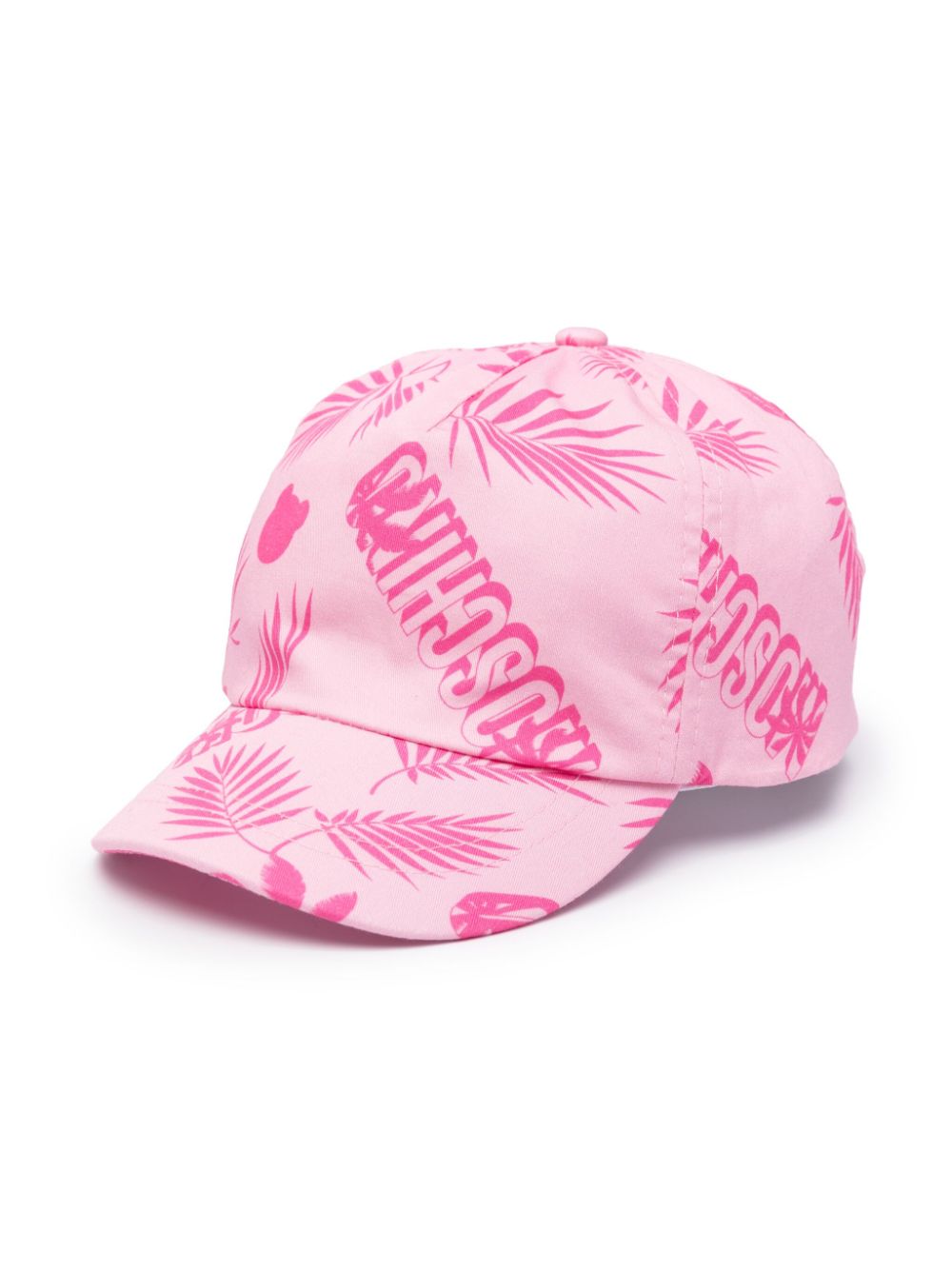 Moschino Kids Baseballkappe mit Logo-Print - Rosa von Moschino Kids