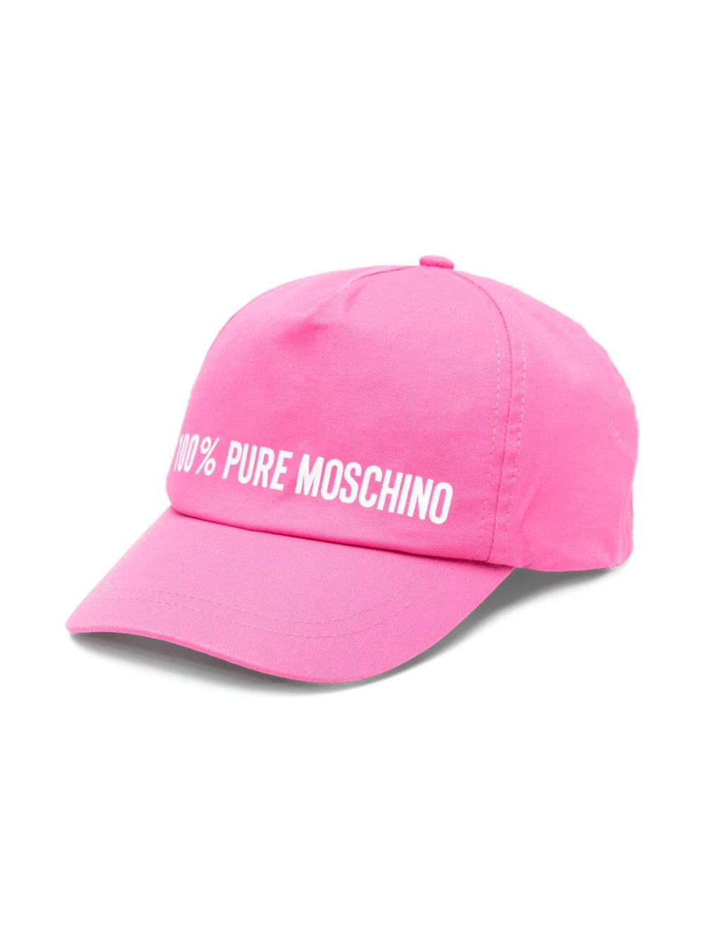 Moschino Kids Baseballkappe mit Slogan-Print - Rosa von Moschino Kids