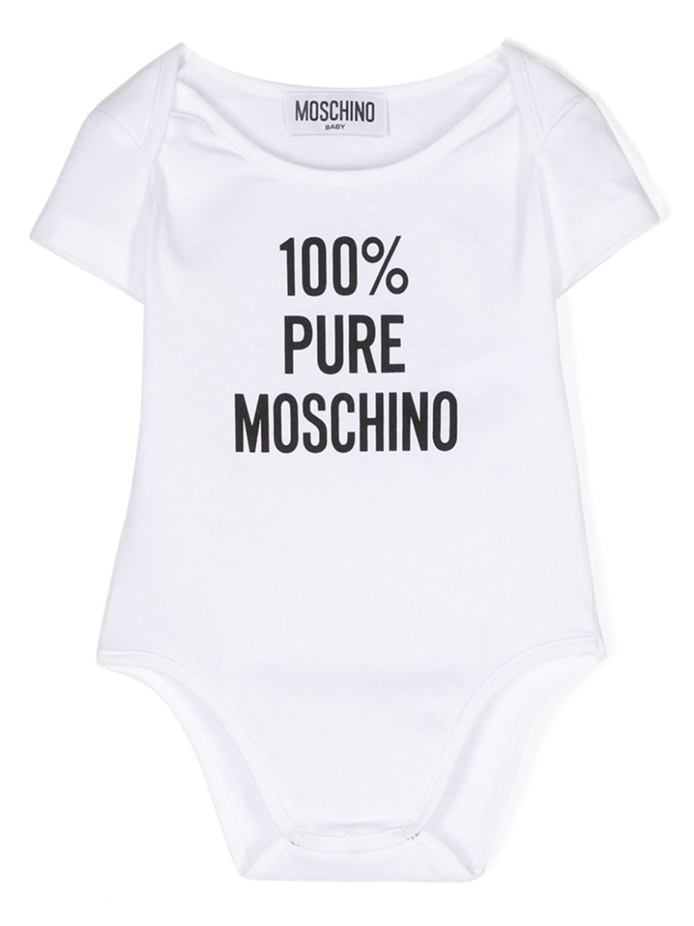 Moschino Kids Body mit Logo-Print - Weiß von Moschino Kids