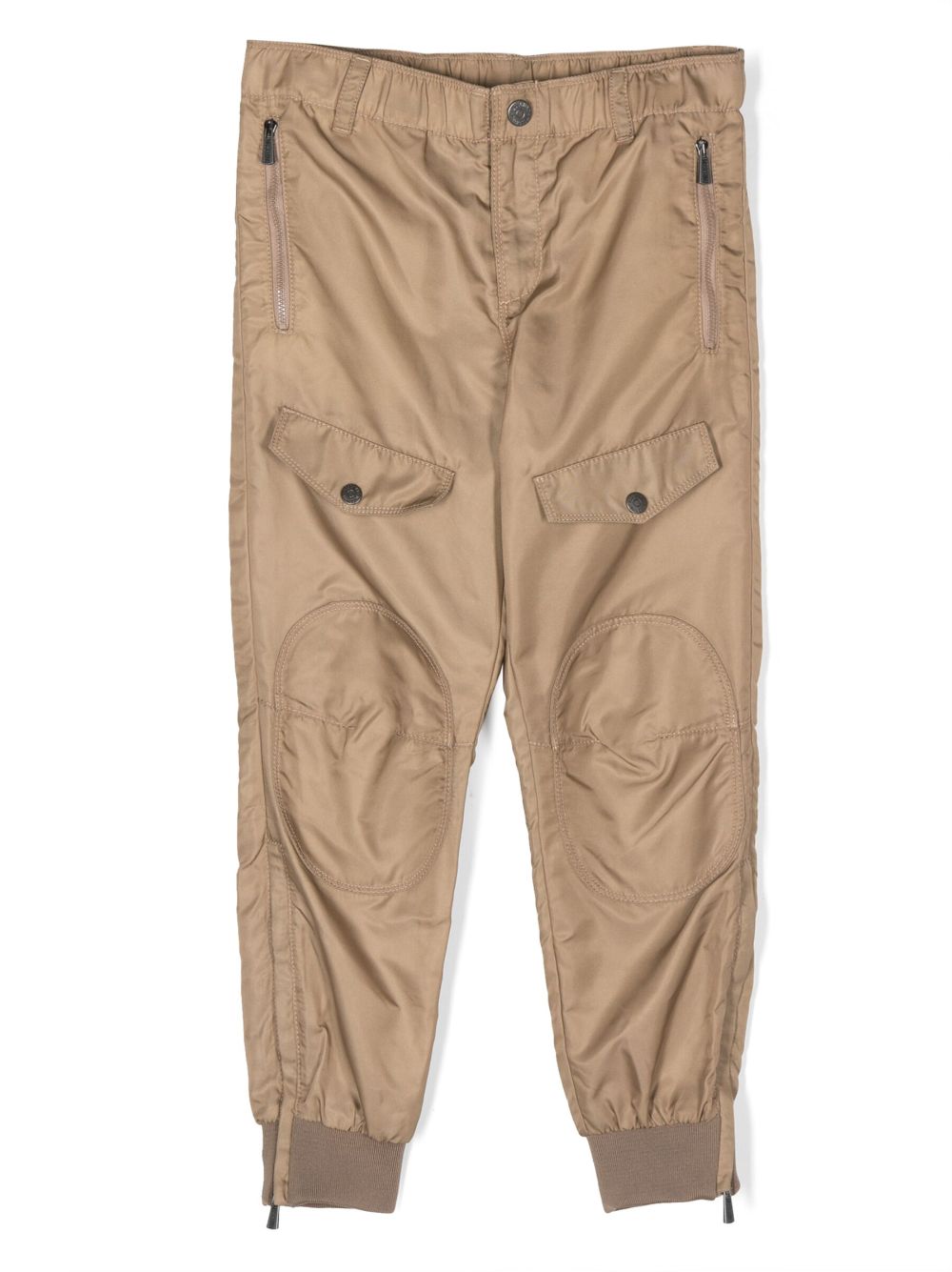 Moschino Kids Cargohose mit Tapered-Schnitt - Braun von Moschino Kids