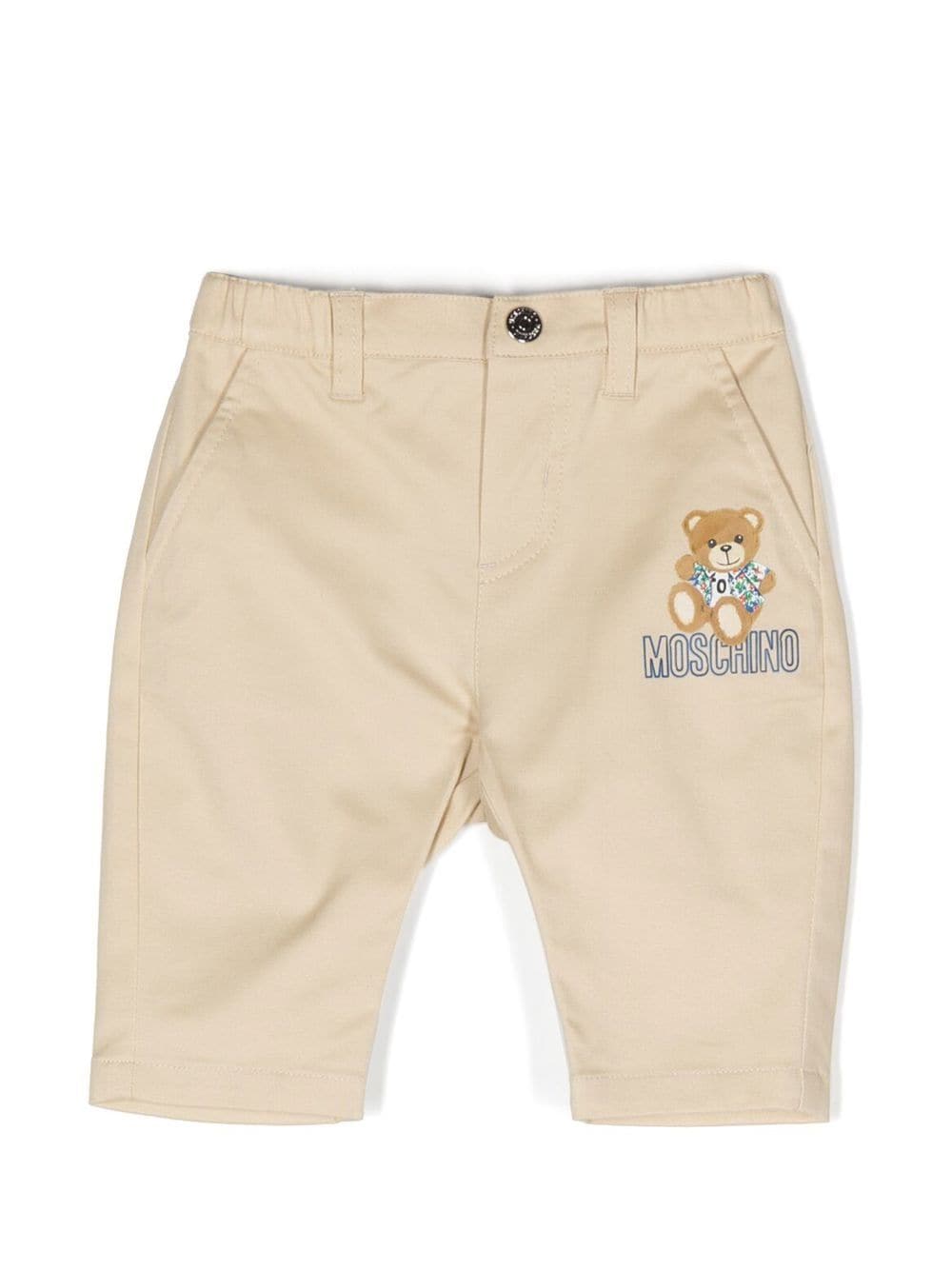 Moschino Kids Chino mit Teddy-Print - Nude von Moschino Kids