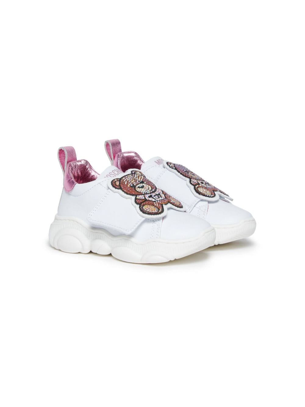 Moschino Kids Chunky Teddy Sneakers - Weiß von Moschino Kids
