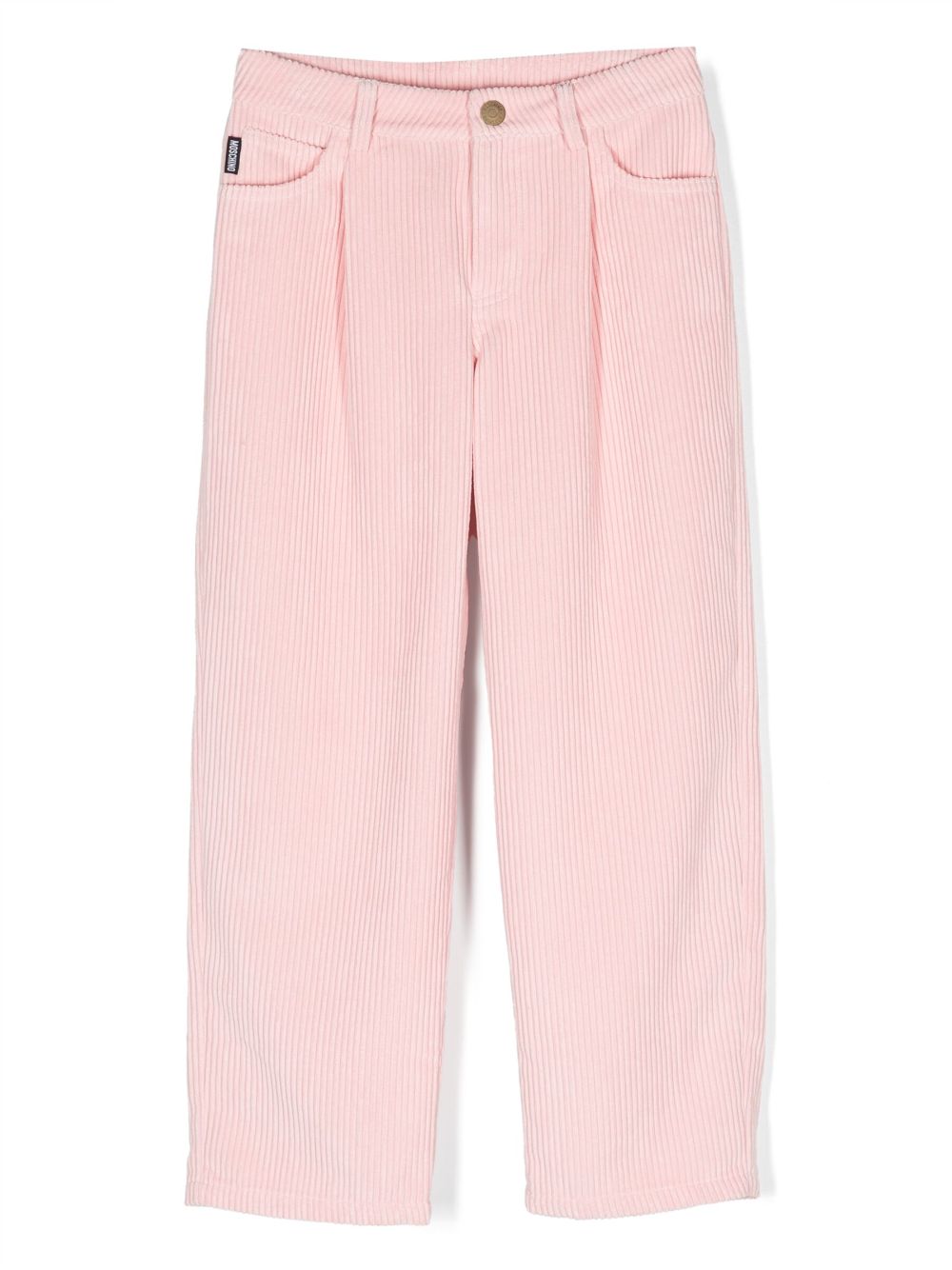 Moschino Kids Cordhose mit geradem Bein - Rosa von Moschino Kids