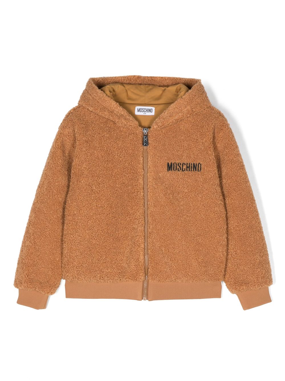 Moschino Kids Jacke aus Faux Fur mit Teddy - Braun von Moschino Kids