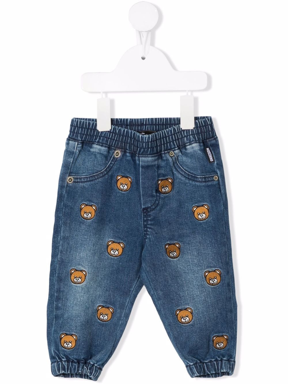 Moschino Kids Jeans mit Teddy-Stickerei - Blau von Moschino Kids