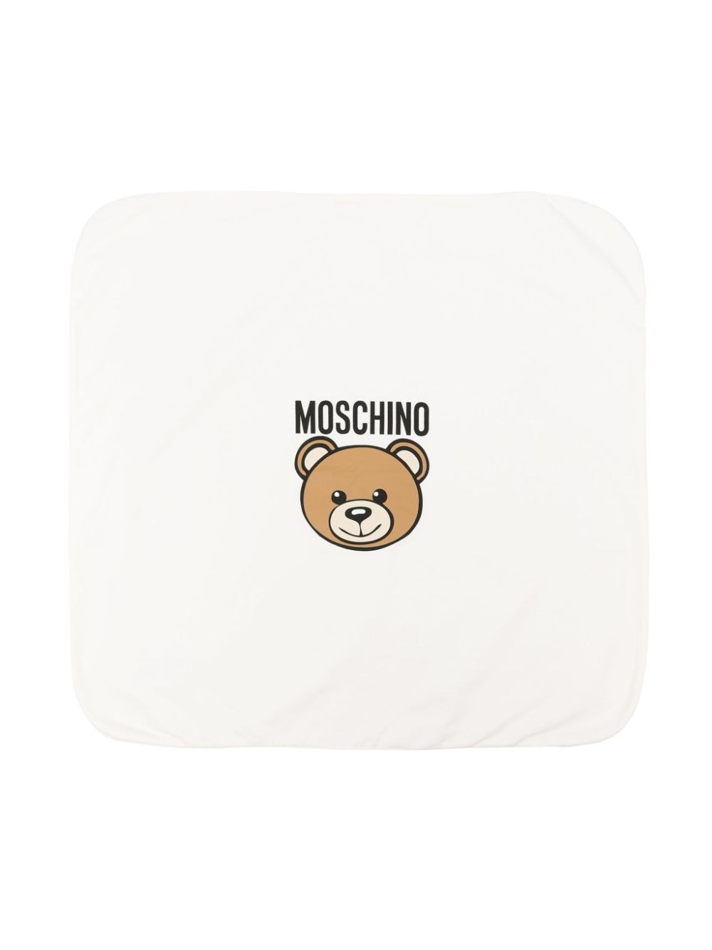 Moschino Kids Jersey-Wickelmatte mit Teddy-Print - Nude von Moschino Kids