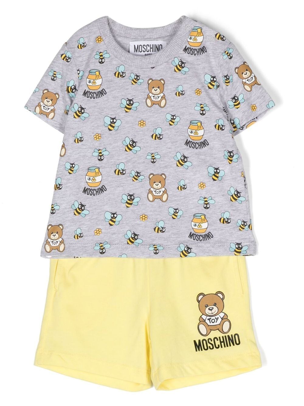 Moschino Kids Jogginganzug mit Teddy - Grau von Moschino Kids