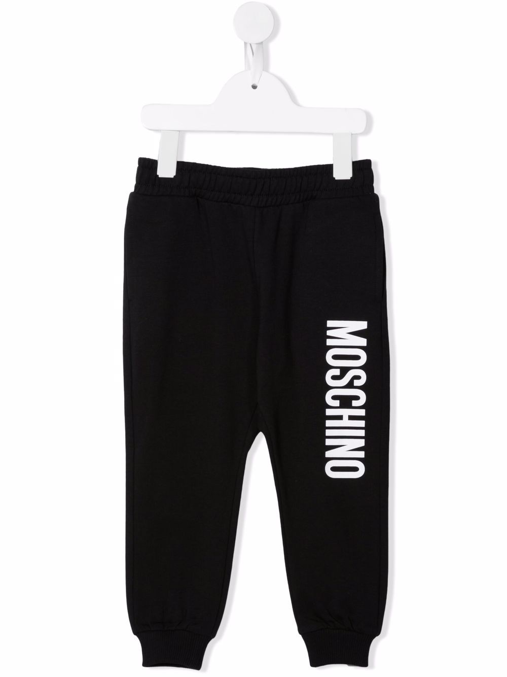 Moschino Kids Jogginghose mit Logo-Print - Schwarz von Moschino Kids