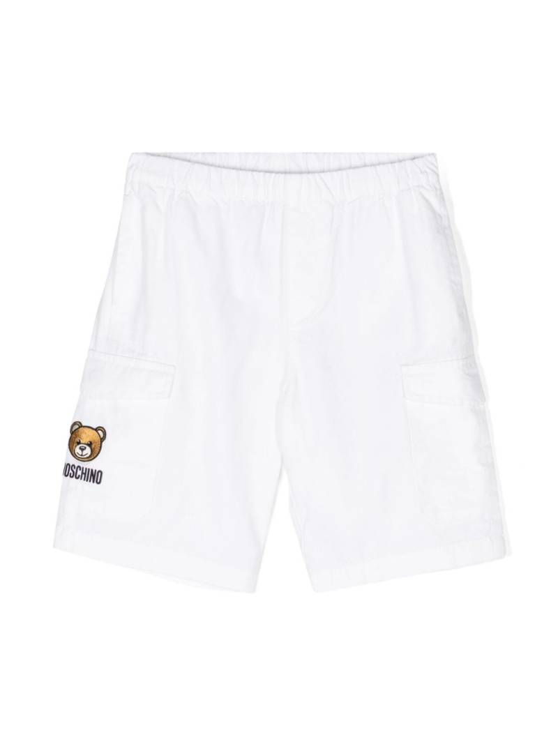 Moschino Kids Klassische Cargo-Shorts - Weiß von Moschino Kids