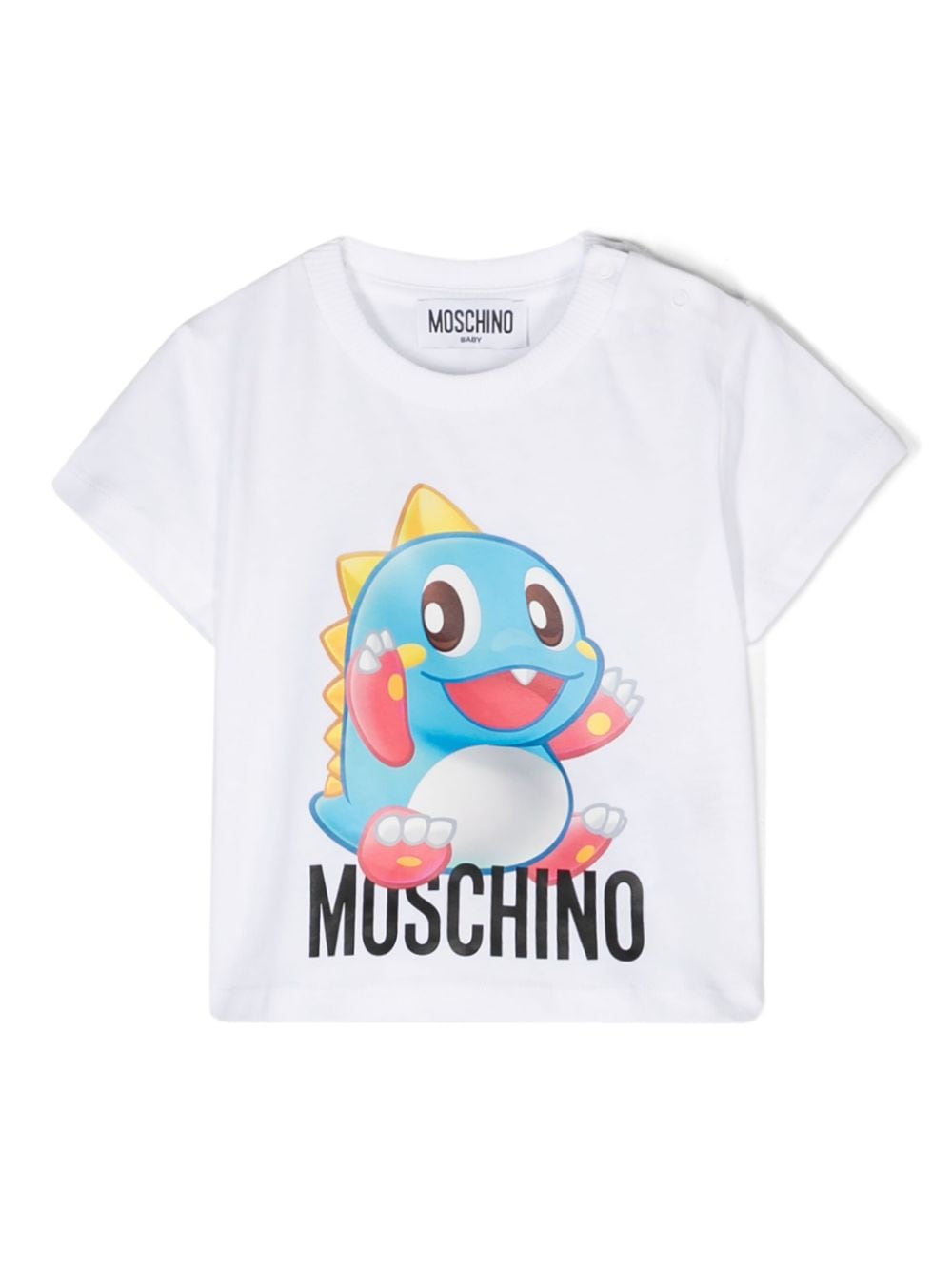 Moschino Kids Puzzle Bobble-print cotton T-shirt - Weiß von Moschino Kids