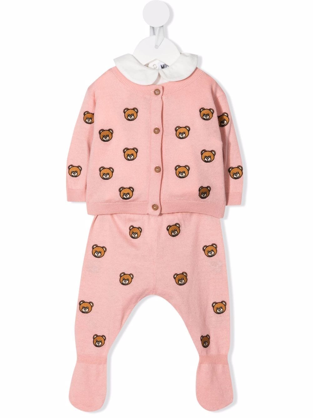 Moschino Kids Pyjama mit Teddy-Print - Weiß von Moschino Kids