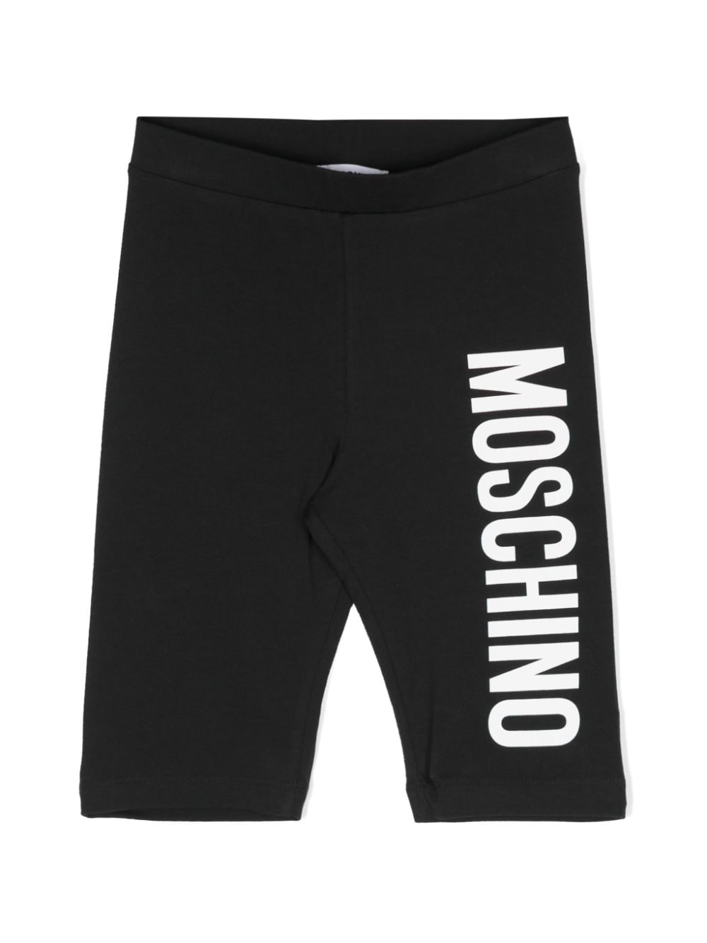 Moschino Kids Shorts mit Logo-Print - Schwarz von Moschino Kids