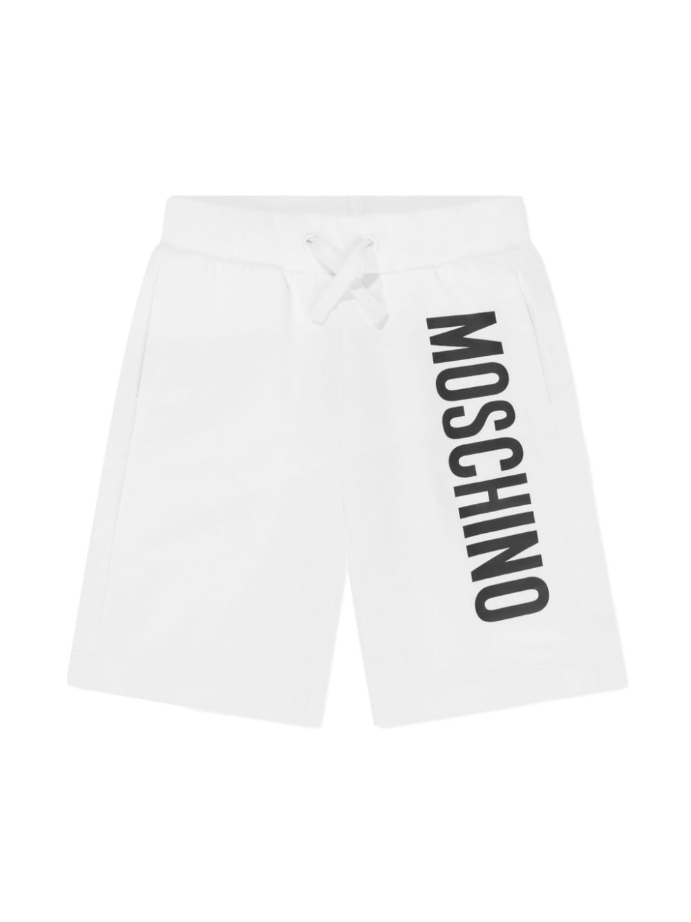 Moschino Kids Shorts mit Logo-Print - Weiß von Moschino Kids