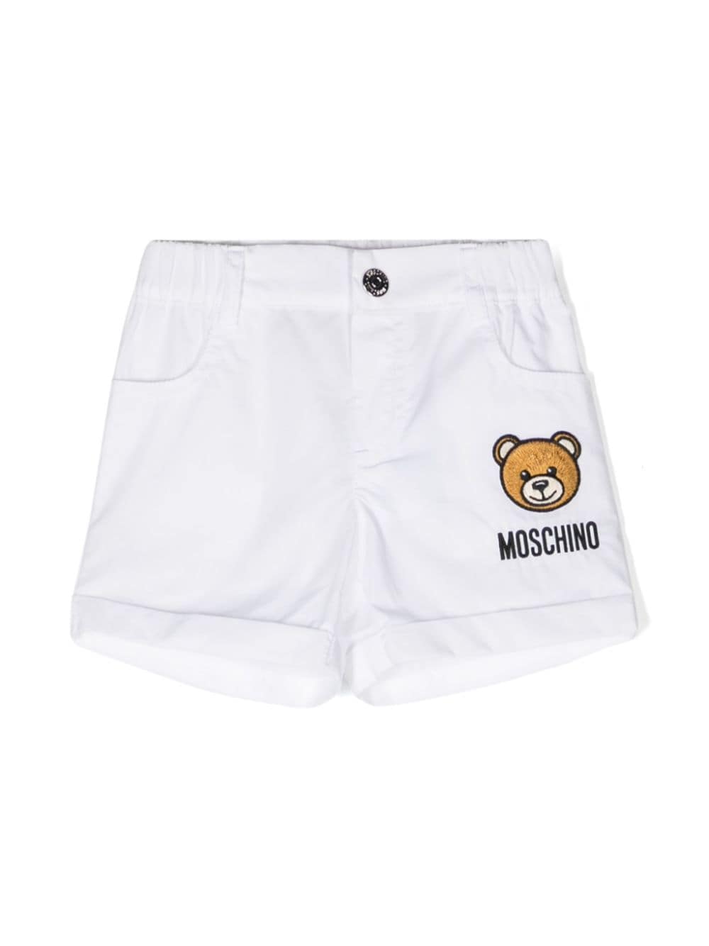 Moschino Kids Shorts mit Teddy-Patch - Weiß von Moschino Kids