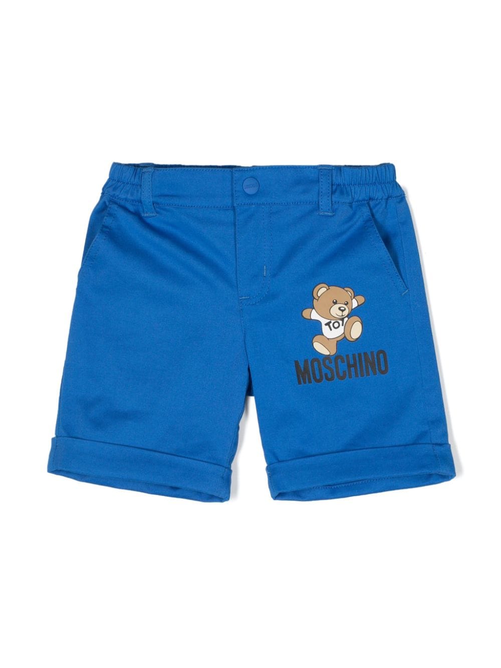 Moschino Kids Shorts mit Teddy-Print - Blau von Moschino Kids