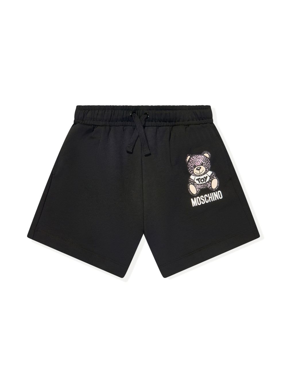 Moschino Kids Shorts mit Teddybär-Print - Schwarz von Moschino Kids