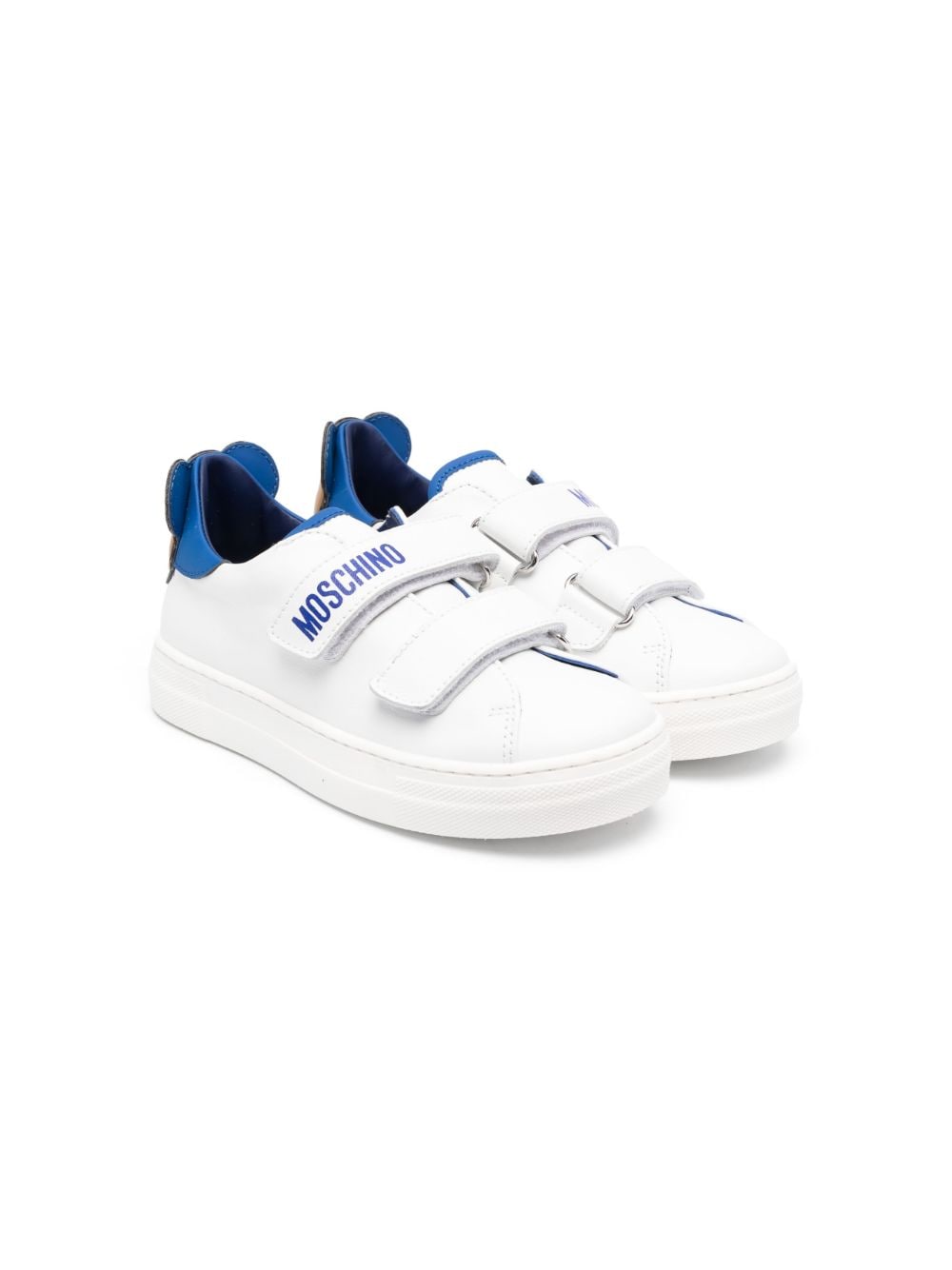 Moschino Kids Sneakers mit Klettverschluss - Weiß von Moschino Kids