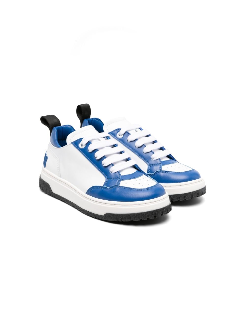 Moschino Kids Sneakers mit Logo-Stickerei - Weiß von Moschino Kids