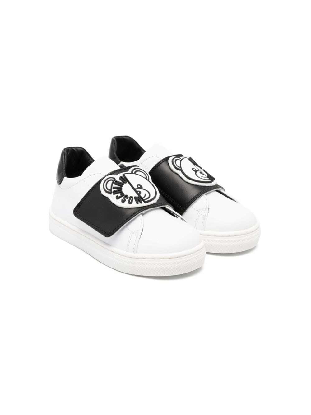 Moschino Kids Sneakers mit Teddy - Weiß von Moschino Kids