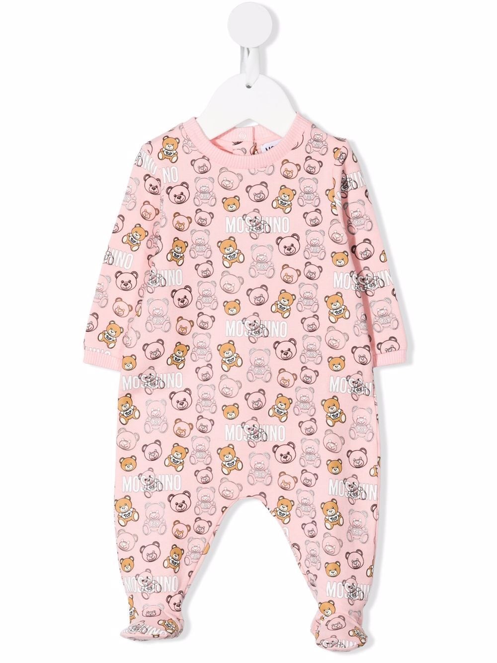 Moschino Kids Strampler mit Teddy-Print - Rosa von Moschino Kids