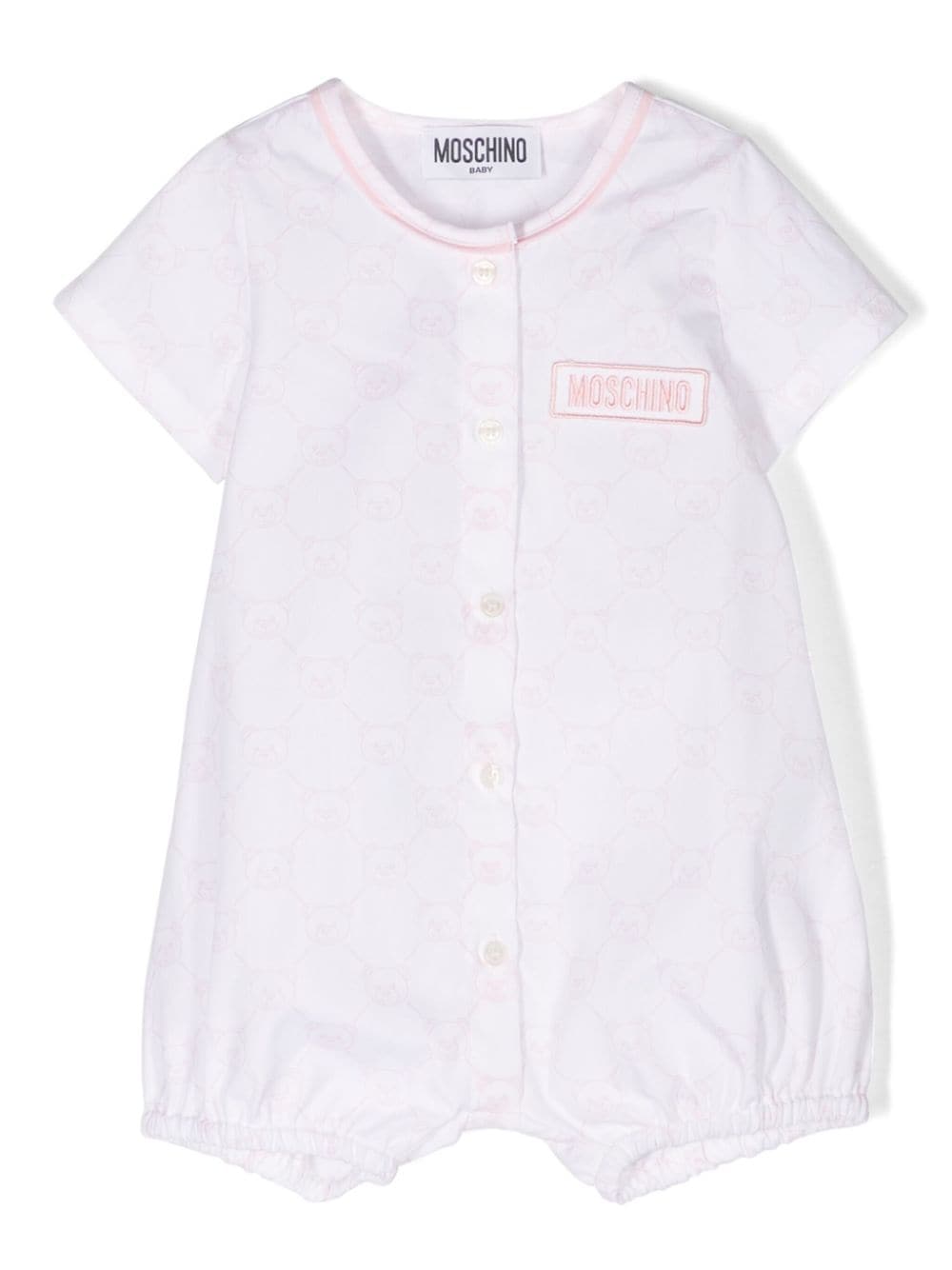 Moschino Kids Strampler mit Teddy-Print - Weiß von Moschino Kids