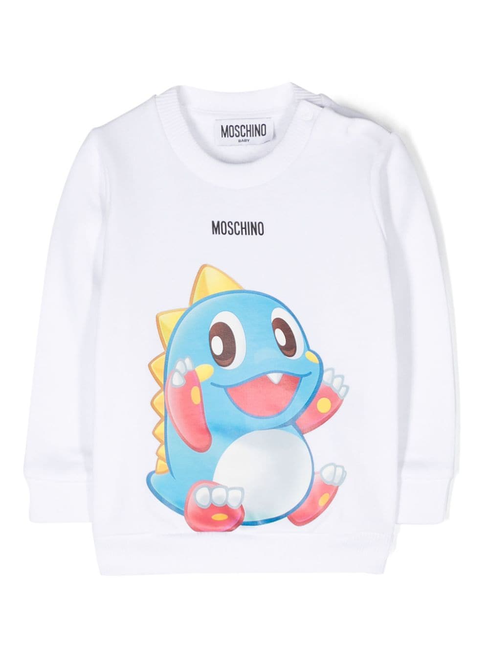 Moschino Kids Sweatshirt mit Cartoon-Print - Weiß von Moschino Kids