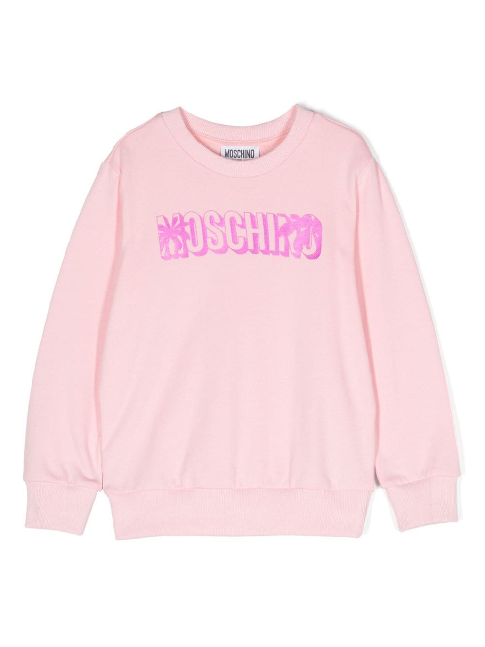 Moschino Kids Sweatshirt mit Logo-Print - Rosa von Moschino Kids