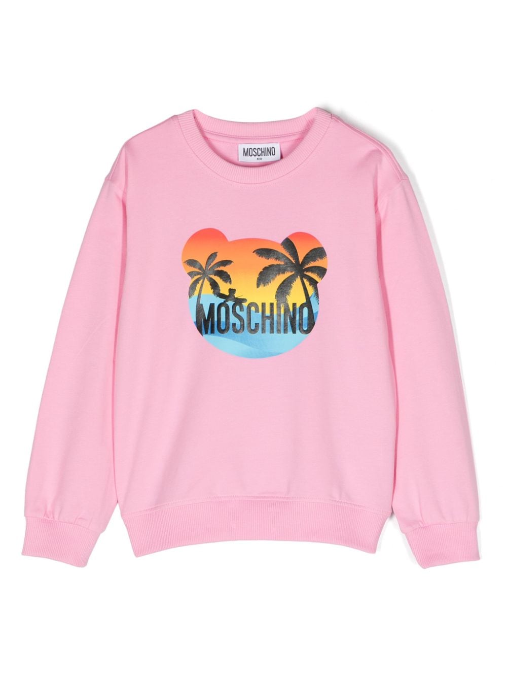 Moschino Kids Sweatshirt mit Logo-Print - Rosa von Moschino Kids