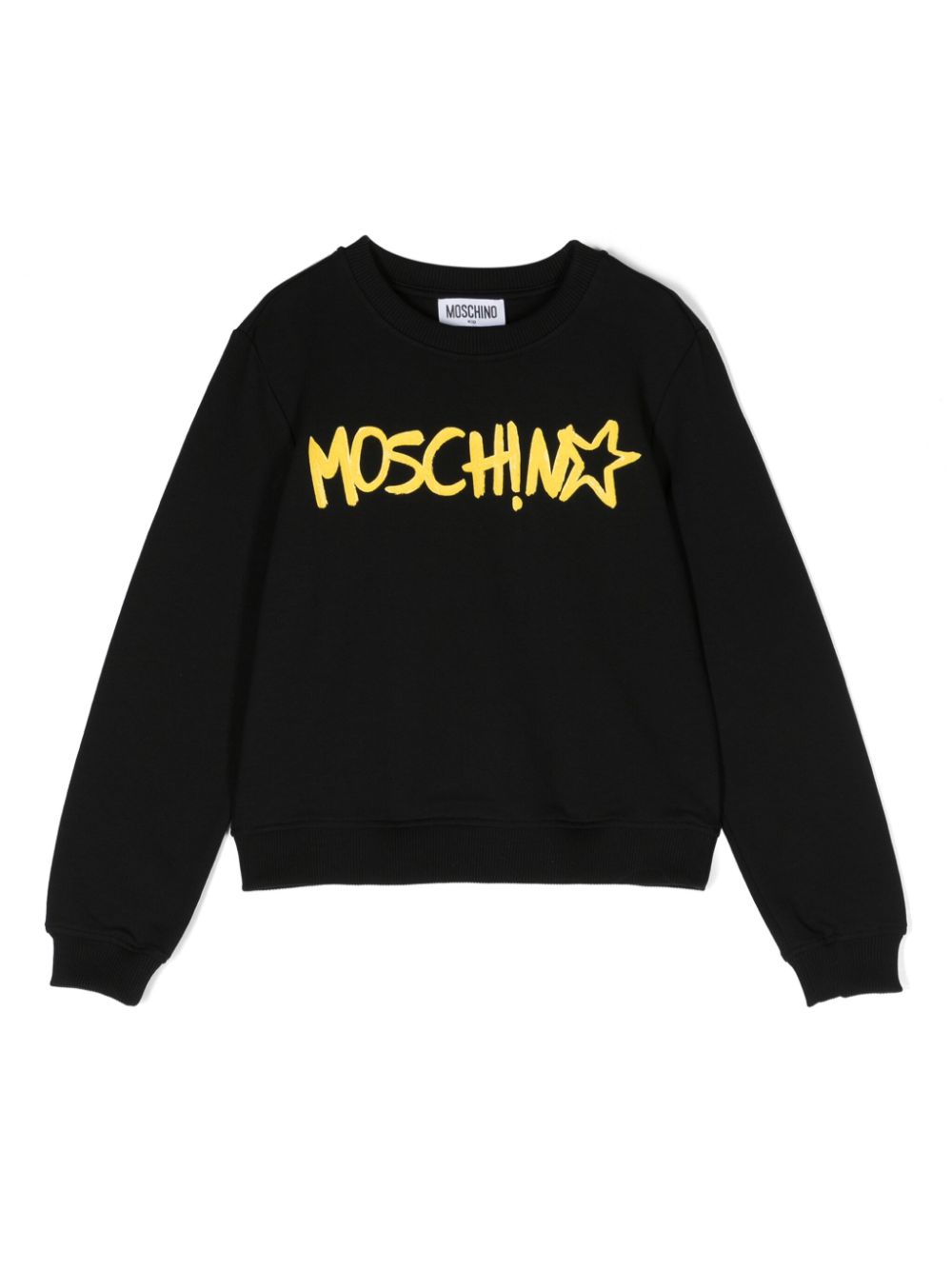 Moschino Kids Sweatshirt mit Logo-Print - Schwarz von Moschino Kids