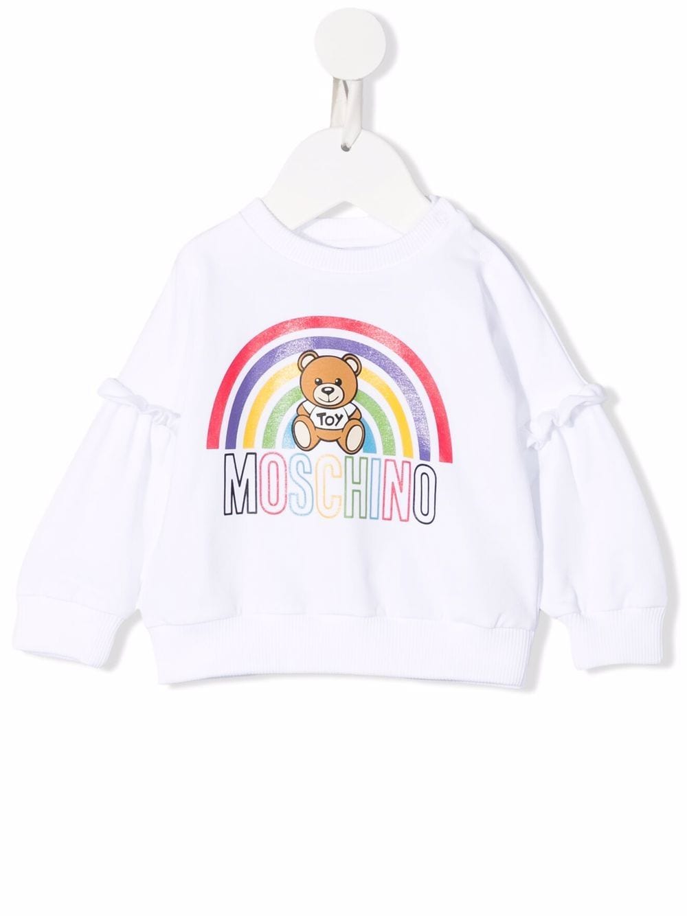 Moschino Kids Sweatshirt mit Logo-Print - Weiß von Moschino Kids