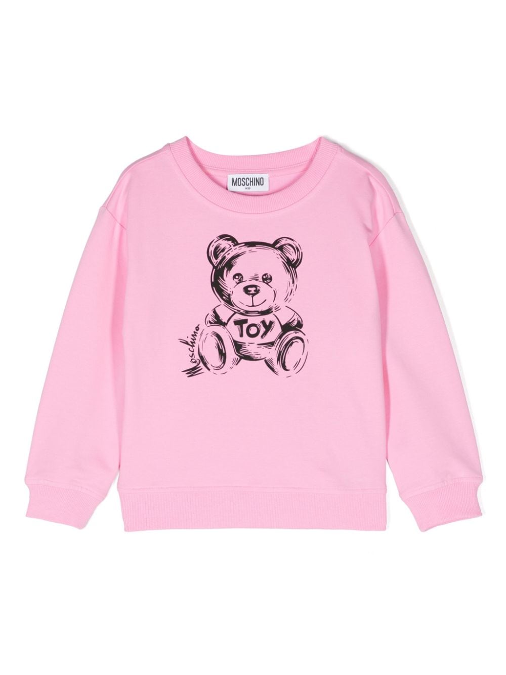 Moschino Kids Sweatshirt mit Teddy-Print - Rosa von Moschino Kids