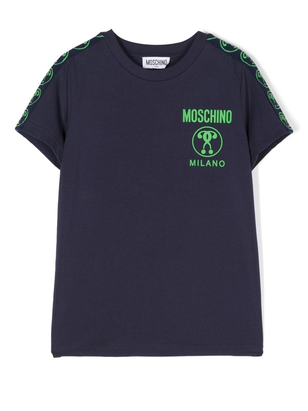 Moschino Kids T-Shirt mit Logo-Print - Blau von Moschino Kids