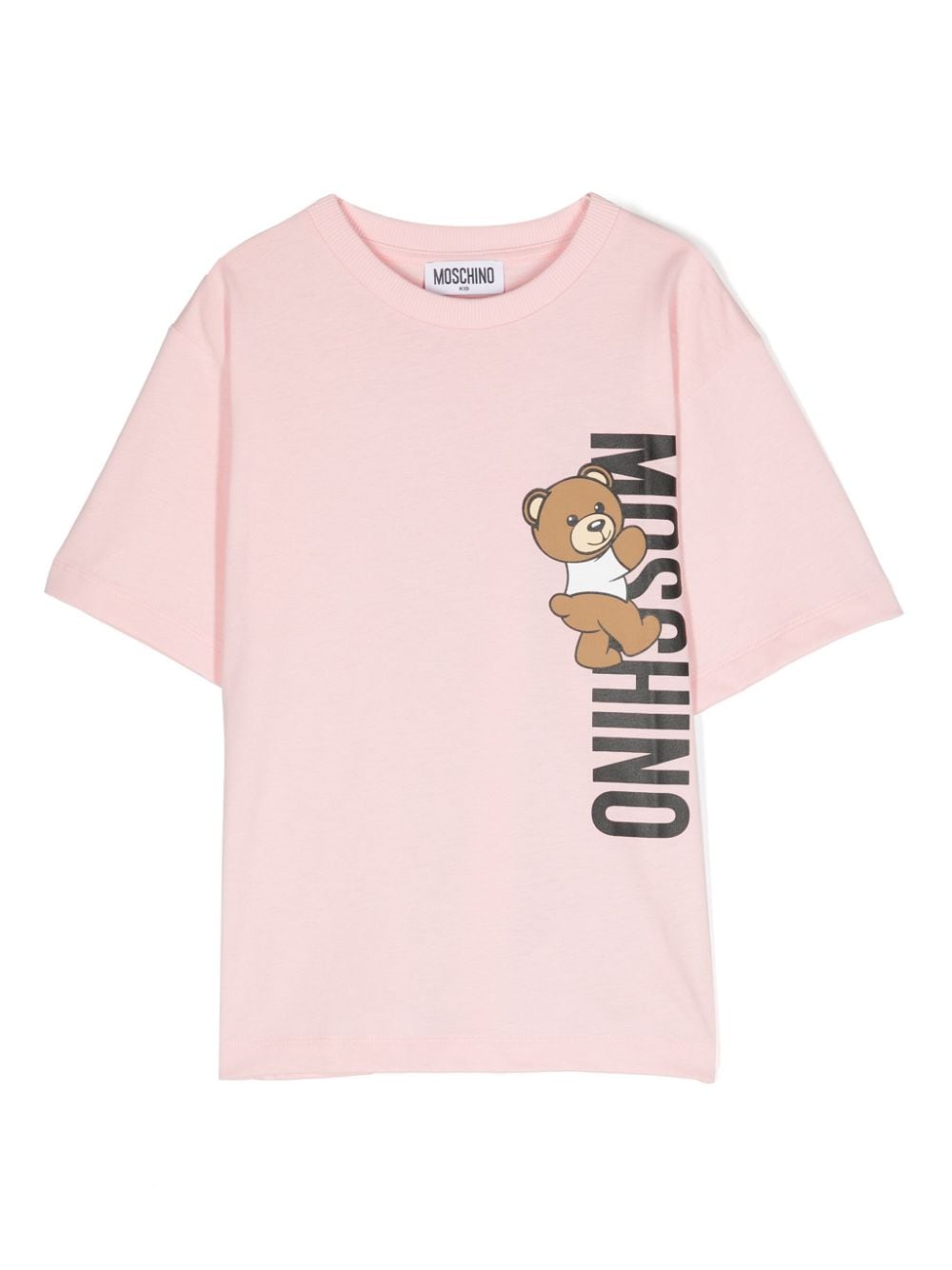 Moschino Kids T-Shirt mit Logo-Print - Rosa von Moschino Kids