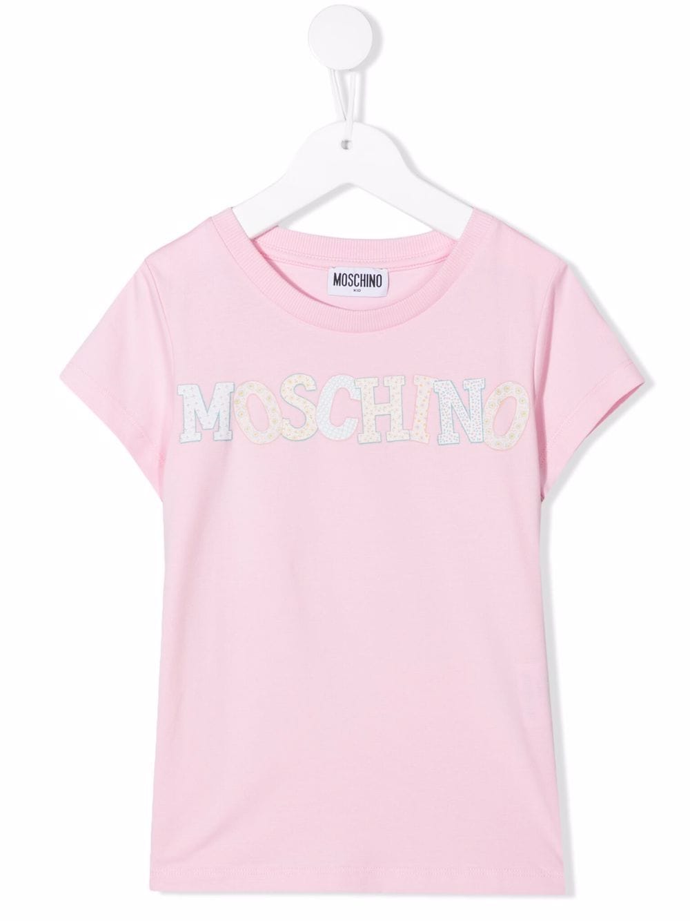 Moschino Kids T-Shirt mit Logo-Print - Rosa von Moschino Kids