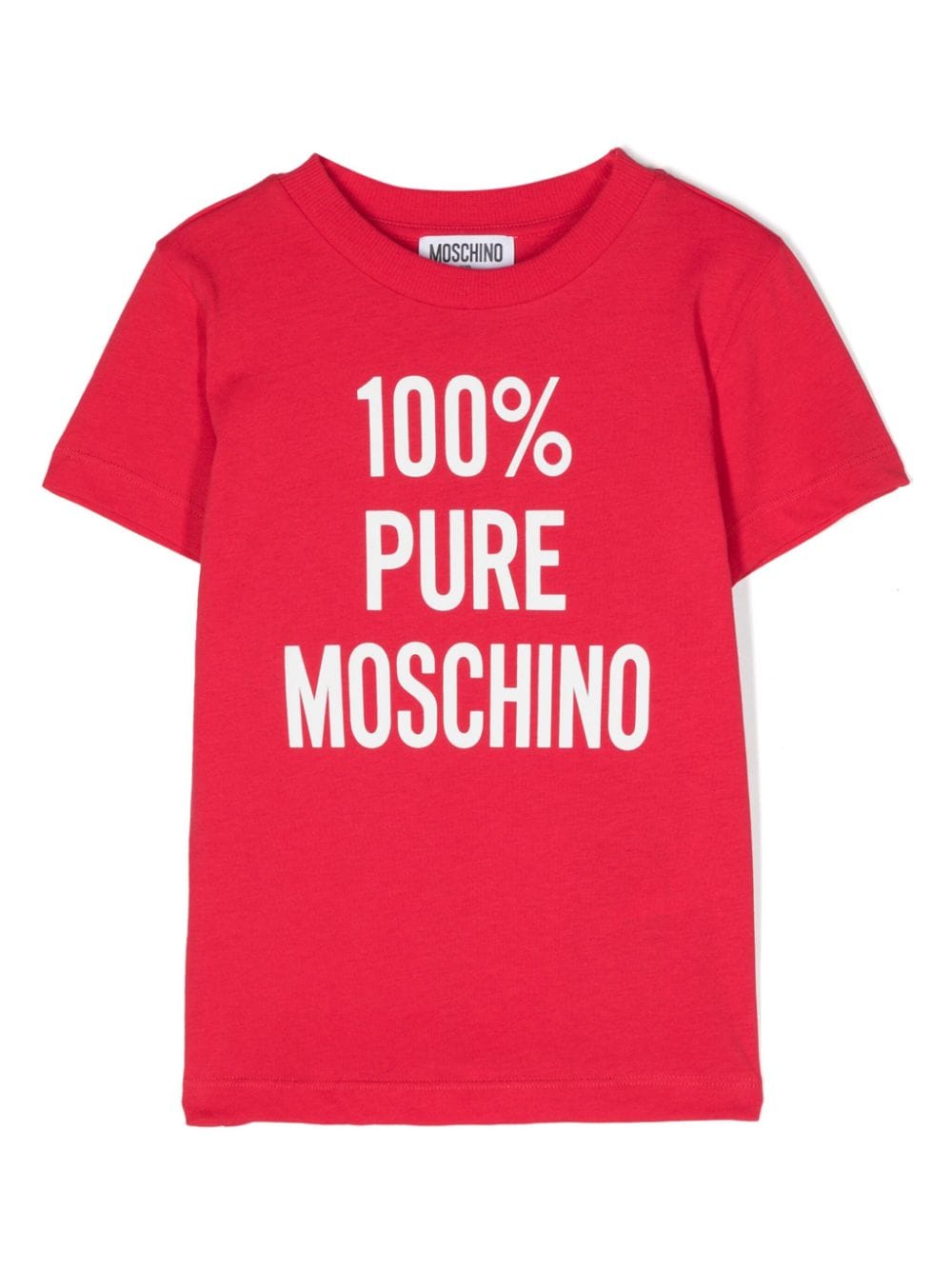 Moschino Kids T-Shirt mit Logo-Print - Rot von Moschino Kids