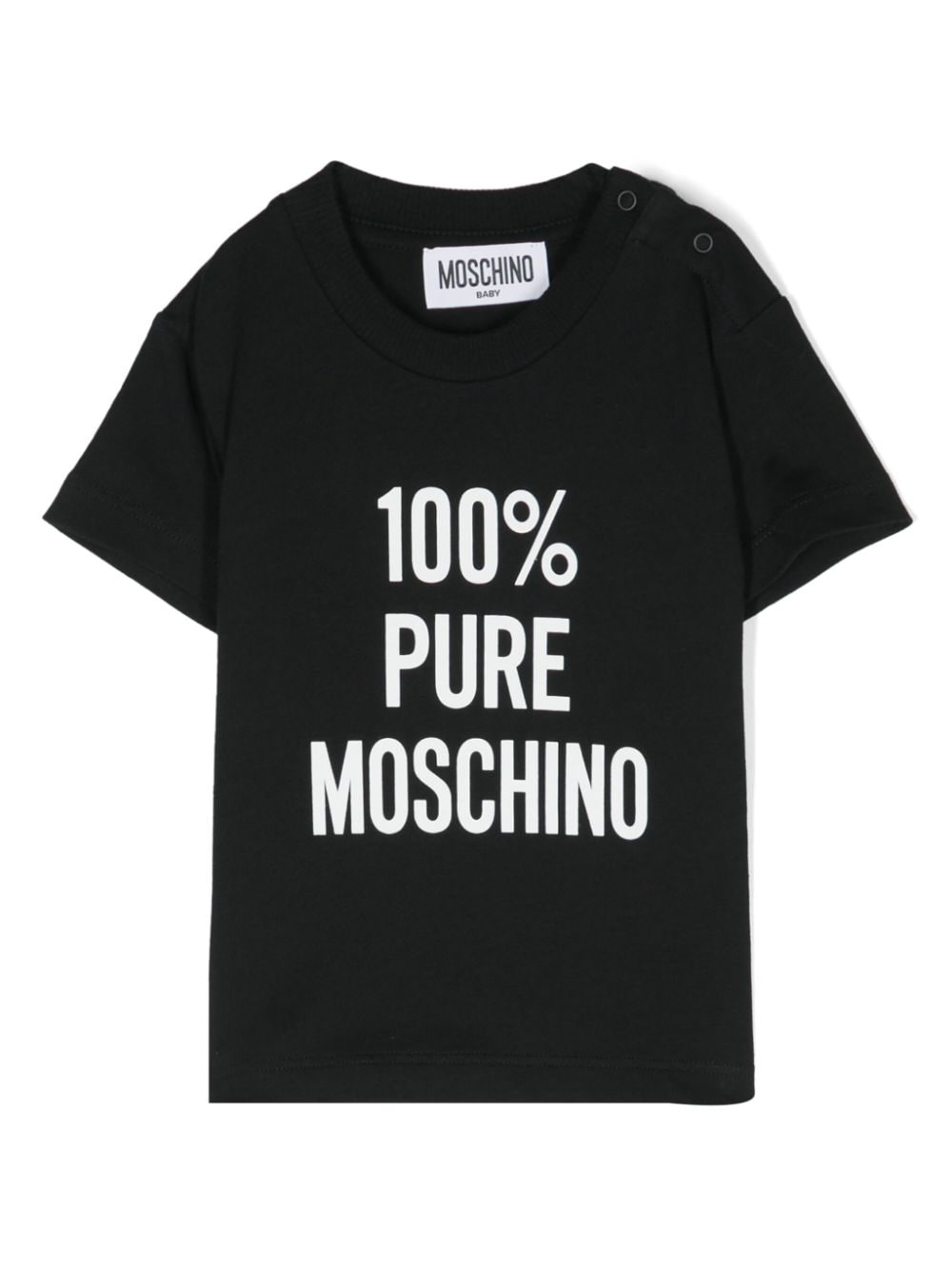 Moschino Kids T-Shirt mit Logo-Print - Schwarz von Moschino Kids