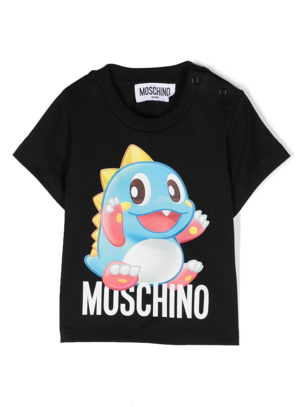 Moschino Kids T-Shirt mit Logo-Print - Schwarz von Moschino Kids