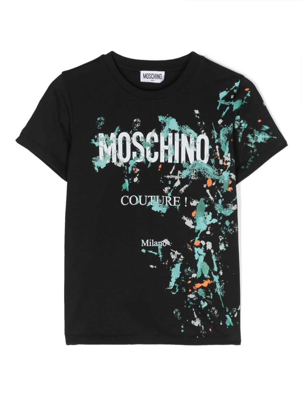 Moschino Kids T-Shirt mit Logo-Print - Schwarz von Moschino Kids